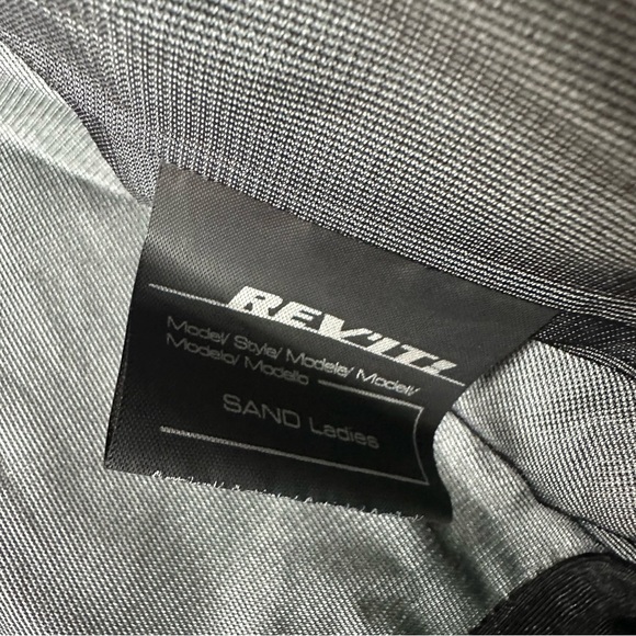 REV’IT! Women’s Sand Hydratex 3L Waterproof Liner Jacket Size 42 Grey - Picture 10 of 13
